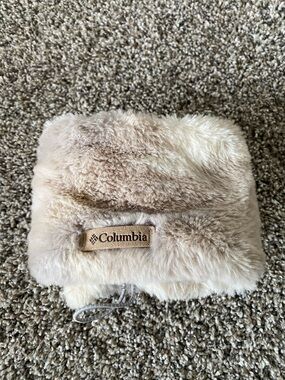 Like new! Columbia Plush Faux Fur Headband in Beige